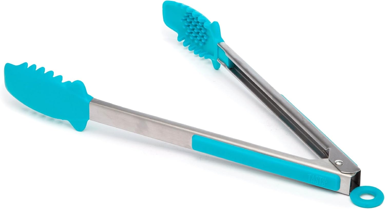 Mighty Tongs 12-Inch Stainless Steel Kitchen Tongs | Silicone-Tipped, Heat-Resistant to 400°F for Safe Grilling & Cooking